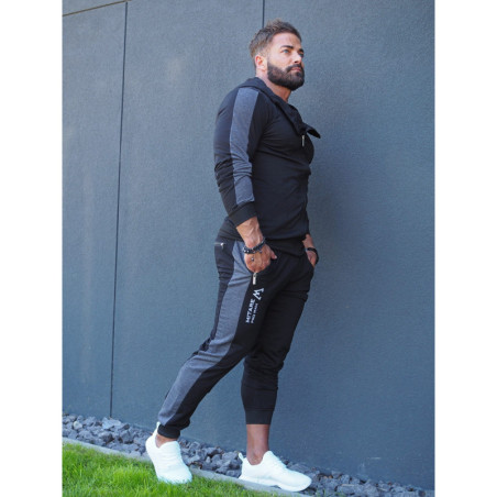 Felpa con cappuccio K097 nero MITARE PRO MAN