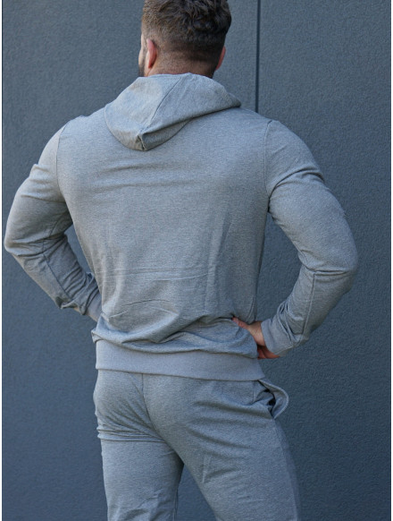 Felpa con cappuccio K088 grigio scuro MITARE PRO MAN 2