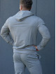 Felpa con cappuccio K088 grigio scuro MITARE PRO MAN
