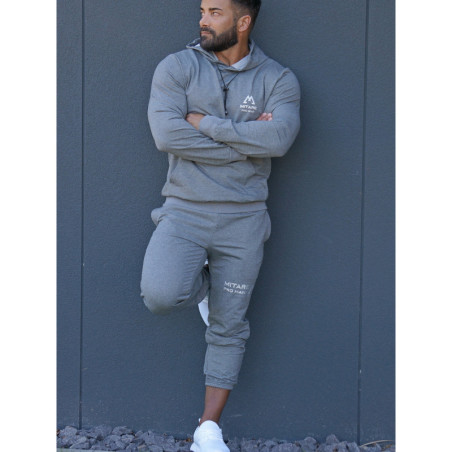 Felpa con cappuccio K088 grigio scuro MITARE PRO MAN