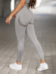 Leggings senza cuciture PUSH UP MAX K001 grigio chiaro MITARE