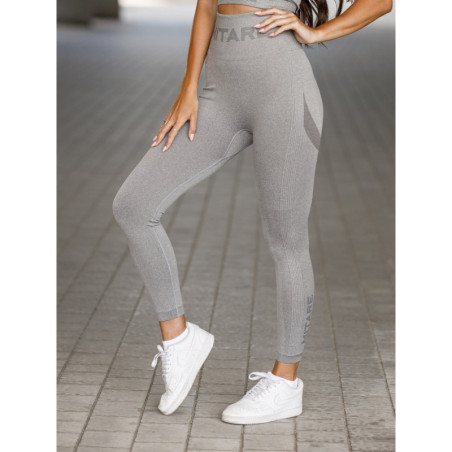 Leggings senza cuciture PUSH UP MAX K001 grigio chiaro MITARE