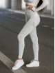 Leggings senza cuciture PUSH UP MAX MARBLE K111 grigio chiaro MITARE