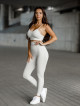 Leggings senza cuciture PUSH UP MAX K001 latte MITARE