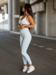 Leggings senza cuciture PUSH UP SUNNY K113 mare blu MITARE