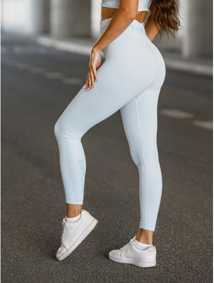 Leggings senza cuciture PUSH UP SUNNY K113 mare blu MITARE