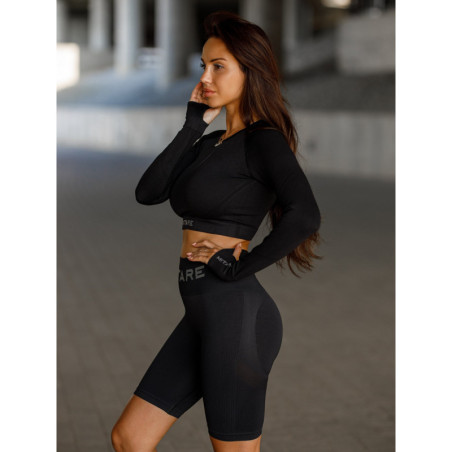 Pantaloncini senza cuciture PUSH UP MAX K077 nero MITARE