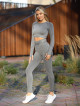 Leggings modellanti snellenti PUSH UP MAX K001A grigio scuro MITARE