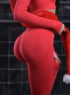 Leggings modellanti snellenti PUSH UP MAX ANGEL K001A rosso MITARE