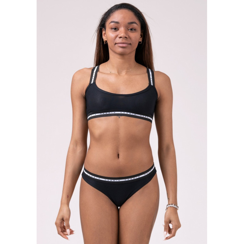 Biustonosz sportowy MESH ME N540 czarny NEBBIA