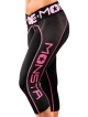 Legginsy 3/4 DriFit  Compression M191 Black/Pink MONSTA