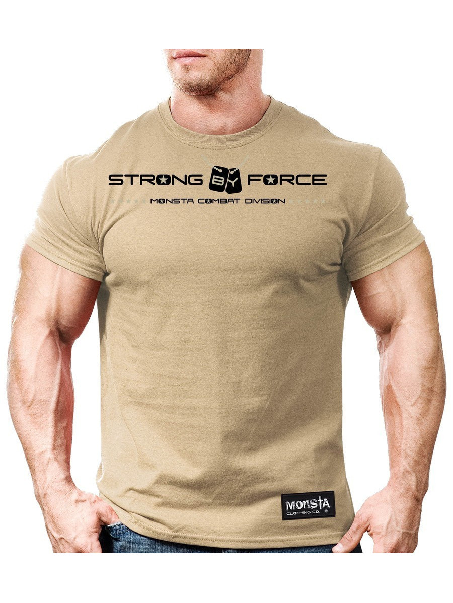 T-shirt męski M068 Olive MONSTA