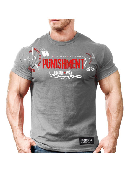 T-shirt Punishment Under Way M085 GREY MONSTA