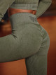 Leggings snellenti modellanti DREAM PUSH UP ANGEL K108A verde MITARE