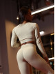 Top corto senza cuciture DREAM K107 beige MITARE