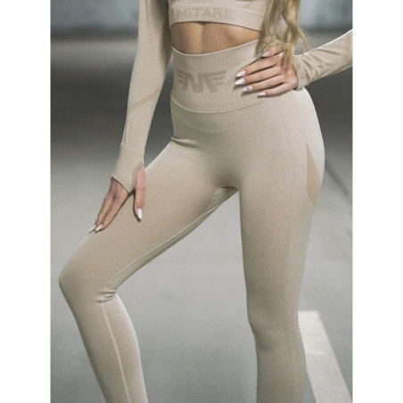 Leggings modellanti snellenti PUSH UP MAX ANGEL K001A beige MITARE