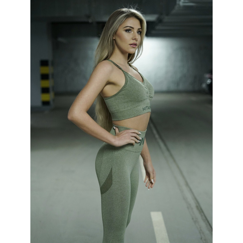 Reggiseno senza cuciture LOVELY K002 army green MITARE