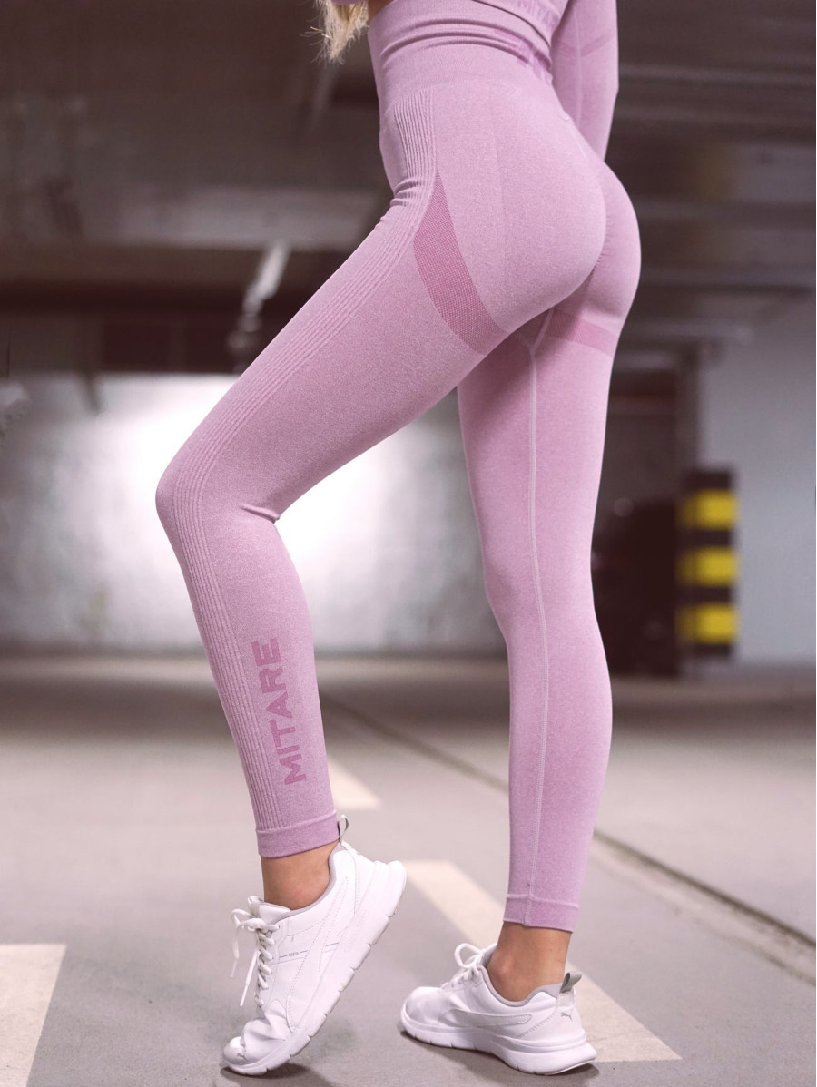 Leggings modellanti snellenti PUSH UP MAX ANGEL K001A viola chiaro MITARE