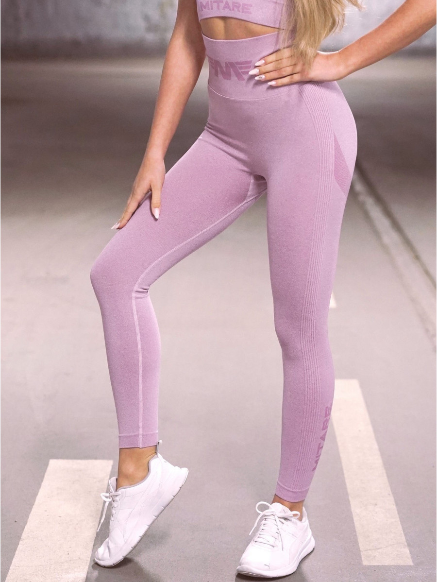 Leggings modellanti snellenti PUSH UP MAX ANGEL K001A viola chiaro MITARE
