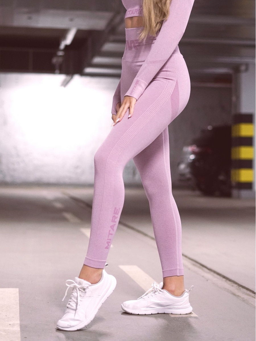 Leggings modellanti snellenti PUSH UP MAX ANGEL K001A viola chiaro MITARE