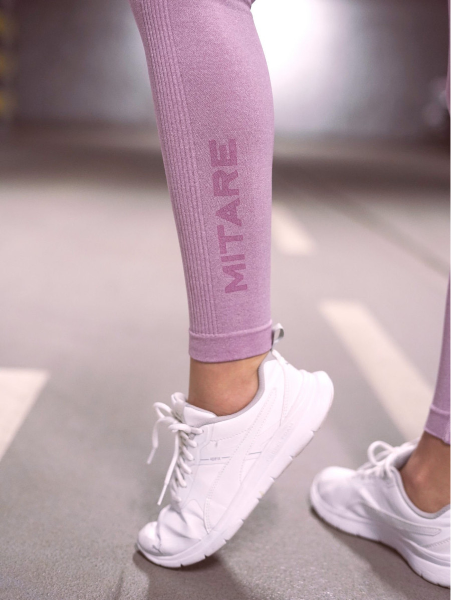 Leggings modellanti snellenti PUSH UP MAX ANGEL K001A viola chiaro MITARE