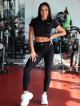 Leggings snellenti modellanti PUSH UP STREET COLLECTION K127 nero MITARE