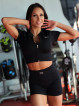 T-shirt STREET COLLECTION K124 nera MITARE