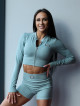Crop top STREET COLLECTION K125 verde mare chiaro MITARE