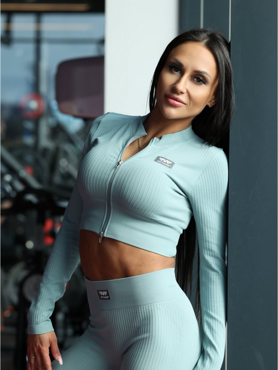Crop top STREET COLLECTION K125 verde mare chiaro MITARE
