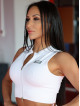 T-shirt senza maniche STREET COLLECTION K123 bianco MITARE