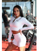 Crop top STREET COLLECTION K125 bianco MITARE