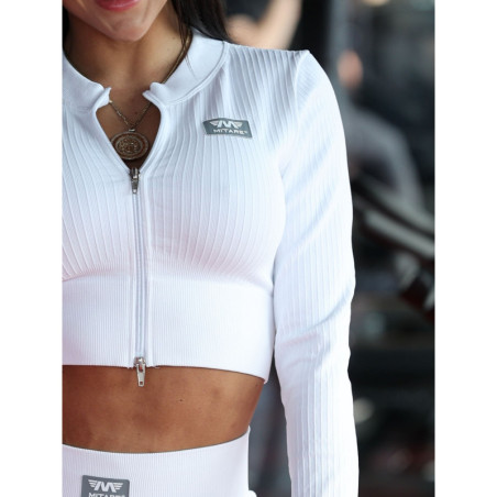 Crop top STREET COLLECTION K125 bianco MITARE