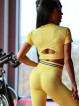 Leggings senza cuciture SLIM PUSH UP K078 giallo MITARE