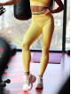 Leggings senza cuciture SLIM PUSH UP K078 giallo MITARE