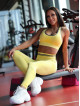 Leggings senza cuciture SLIM PUSH UP ANGEL K078A giallo MITARE