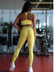 Leggings senza cuciture SLIM PUSH UP ANGEL K078A giallo MITARE
