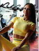T-shirt SLIM PUSH UP K117 giallo MITARE