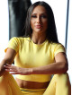 T-shirt SLIM PUSH UP K117 giallo MITARE