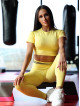 T-shirt SLIM PUSH UP K117 giallo MITARE