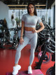 T-shirt SLIM PUSH UP K117 grigio MITARE