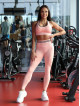 Leggings senza cuciture SLIM PUSH UP ANGEL K078A salmon MITARE