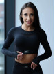 Crop top HYPNOTIZE K129 nero MITARE