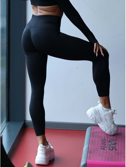 Leggings snellenti modellanti PUSH UP HYPNOTIZE K130 nero MITARE