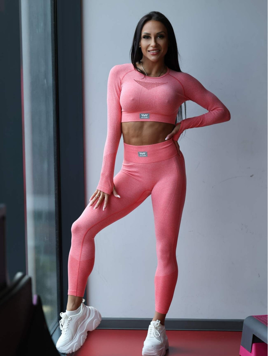 Crop top HYPNOTIZE K129 rosa MITARE