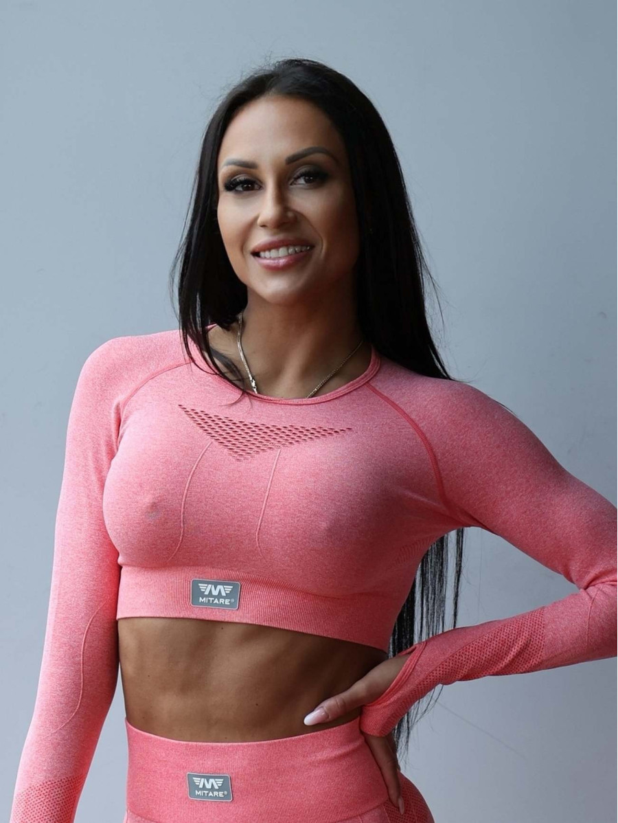 Crop top HYPNOTIZE K129 rosa MITARE